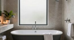 luxurious calming bathroom ambiance