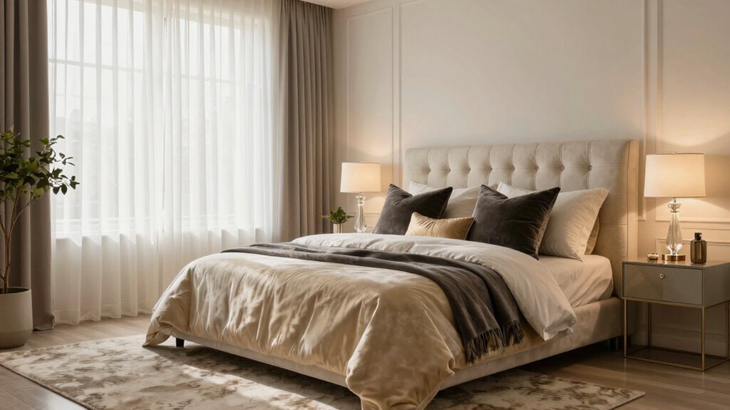 luxurious calming bedroom sanctuary