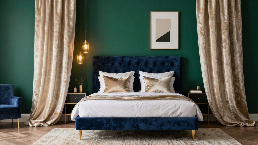 luxurious calming color palette