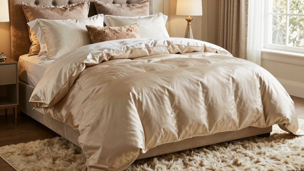 luxurious comfortable bedroom textiles