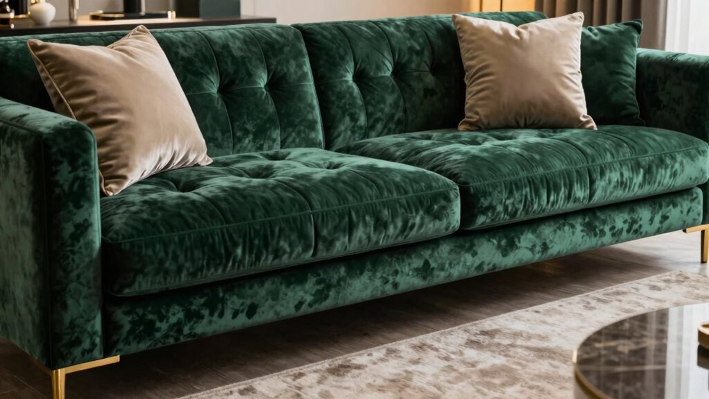 luxurious fabrics and refined textures