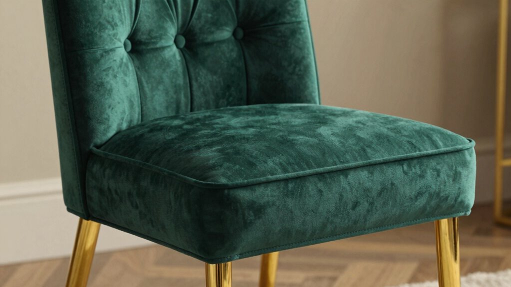 luxurious upholstery elevates dining