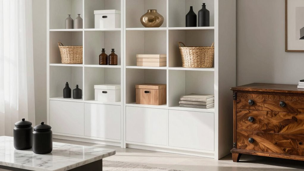 matching storage to decor