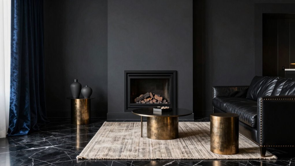 material contrast enhances sophistication