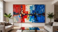 maximize impact with large art