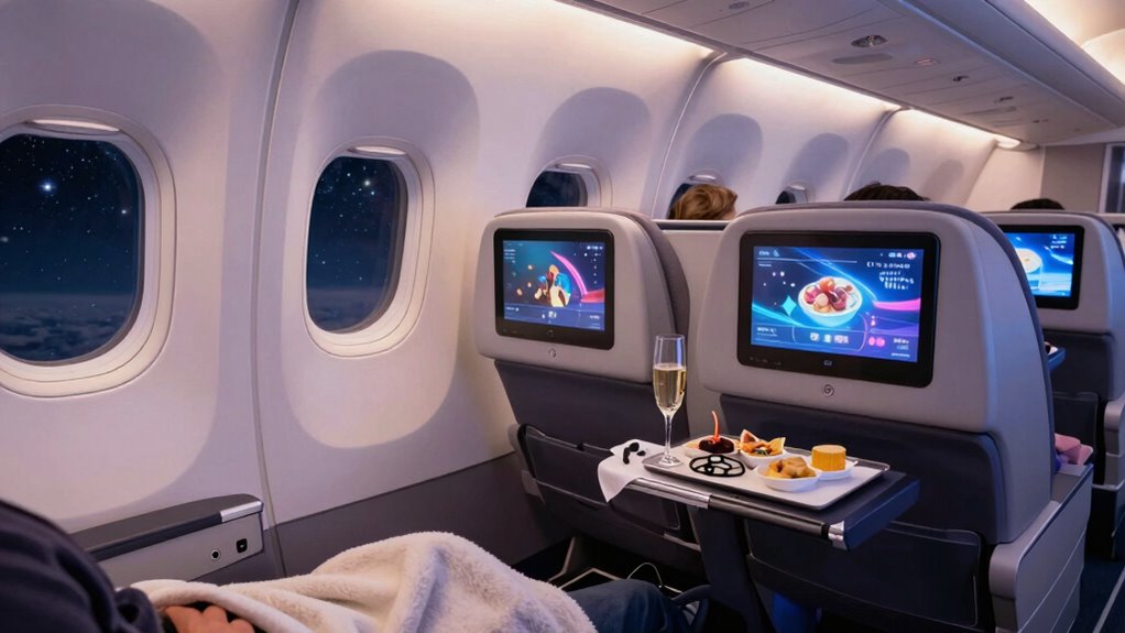 maximize in flight comfort and entertainment