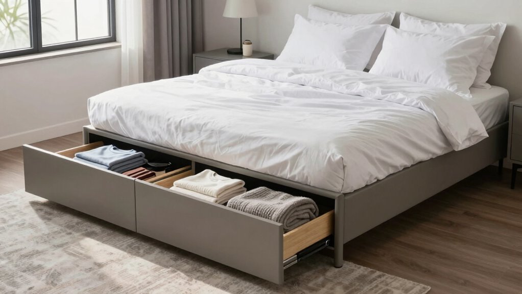 maximize small bedroom storage