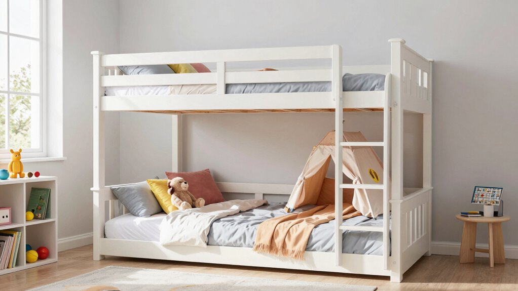 maximize space with bunk beds
