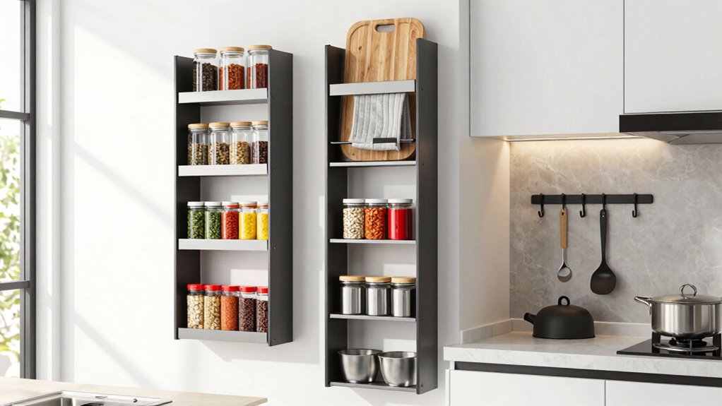 maximize vertical kitchen storage