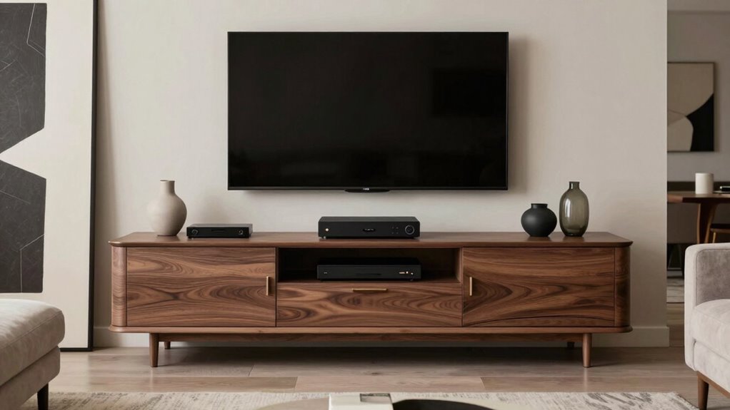 media consoles influence living room ambiance