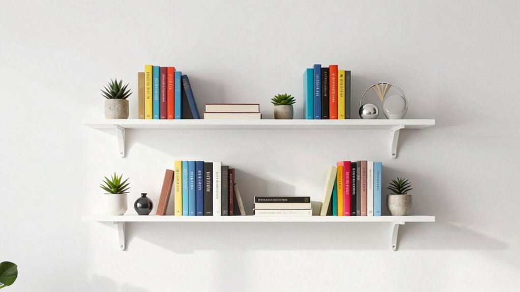 minimalist wall mounted storage