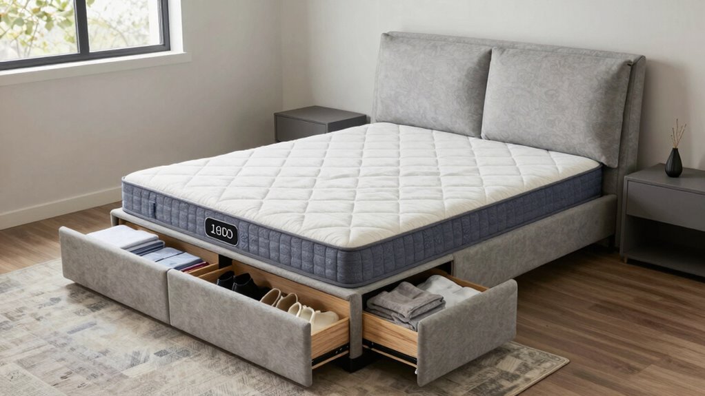 optimize small bedroom storage