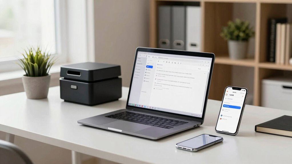 organize emails efficiently post trip