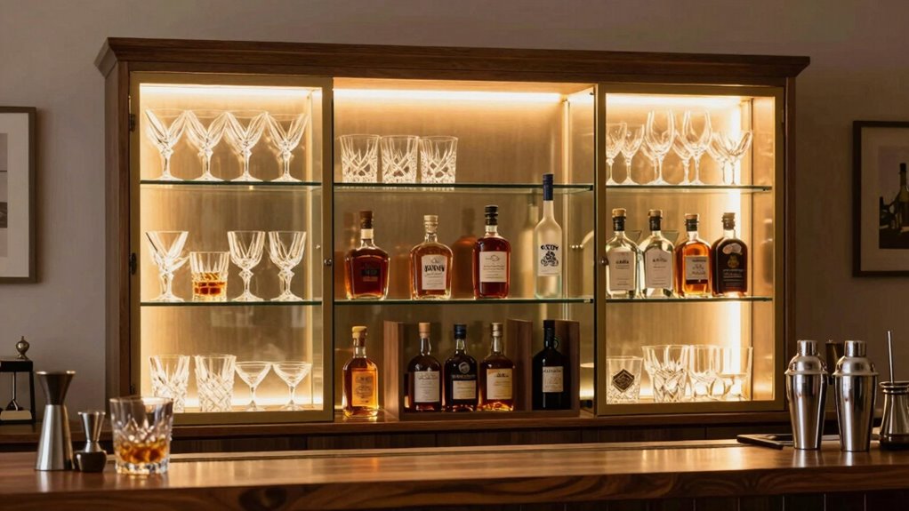 organized accessible drink station