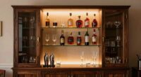 organized accessible drink storage