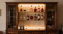 organized accessible drink storage