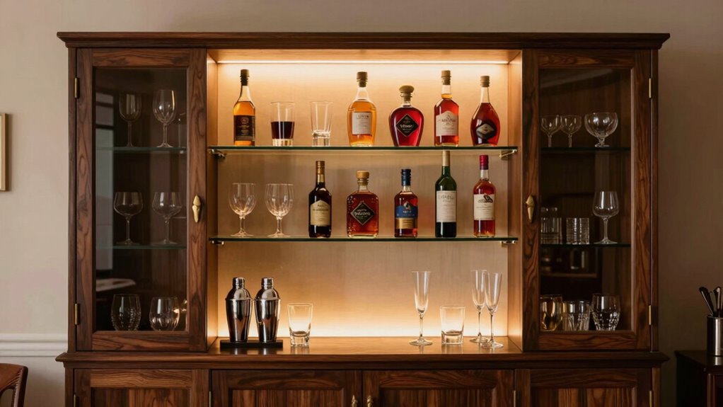 organized accessible drink storage