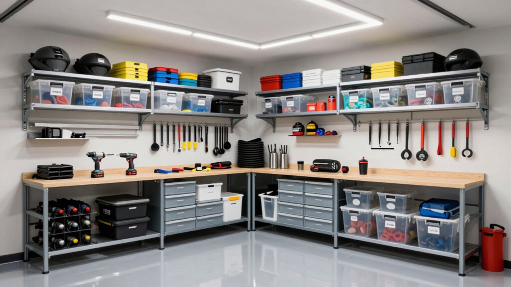 organized garage saves time