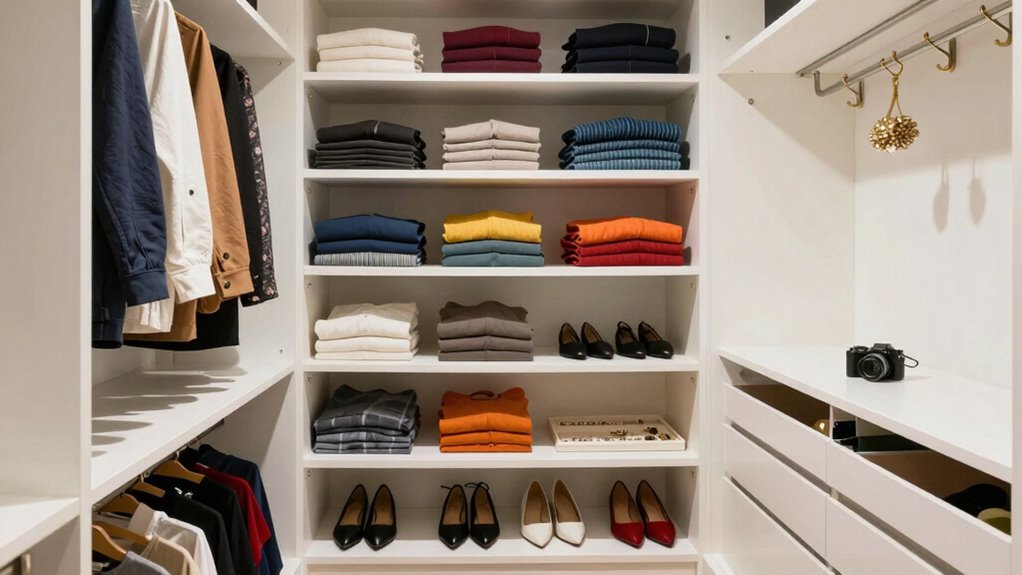 organized personalized harmonious closet