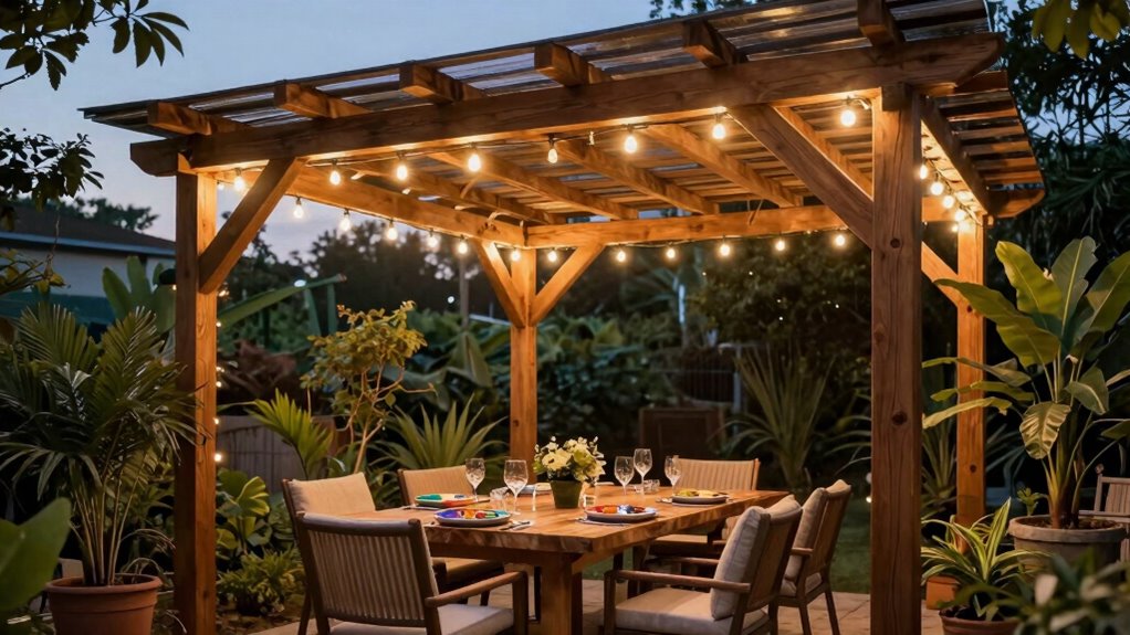 outdoor dining and entertaining