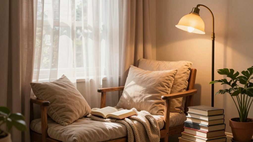 perfect cozy reading corner