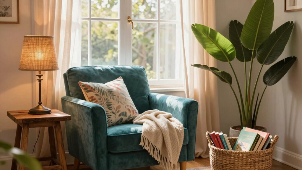 personalized cozy reading space