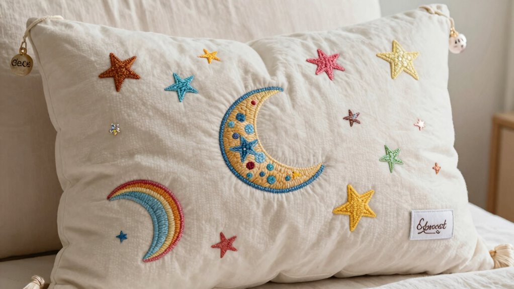 personalized decorative travel pillow