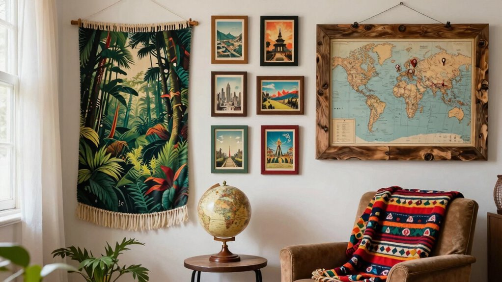 personalized travel inspired decor selection