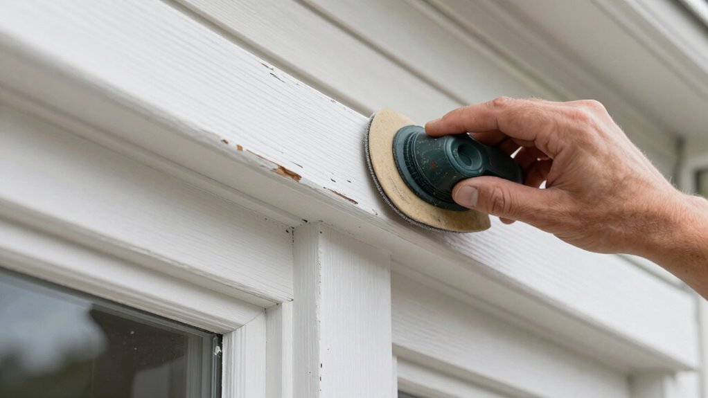 proper exterior paint application