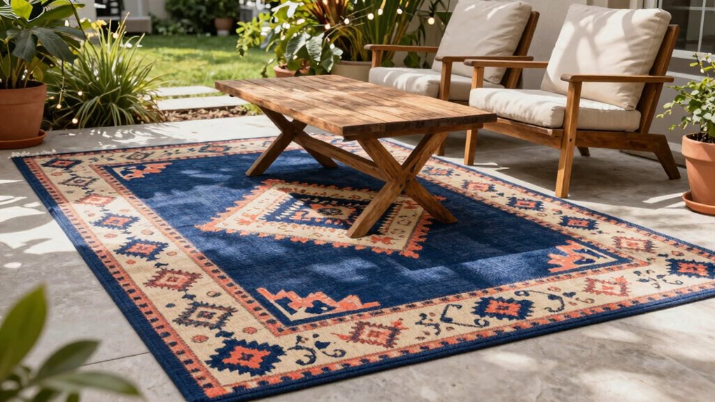 proper outdoor rug care