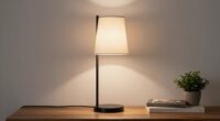 proper table lamp size