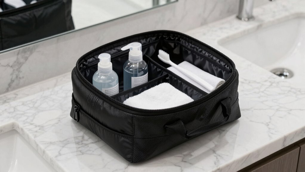 proper toiletry bag maintenance