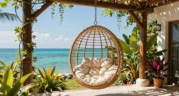 relaxing outdoor swing experience