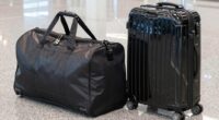 rolling duffels vs suitcases