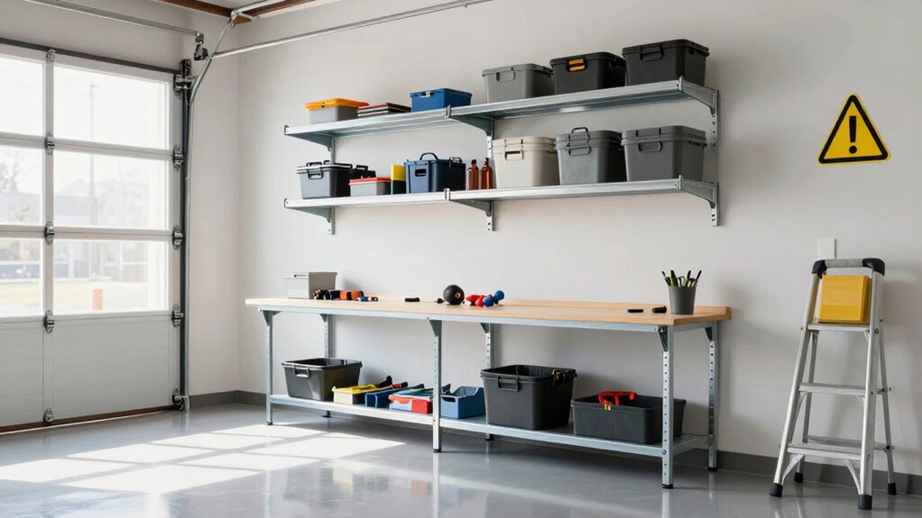 safe accessible garage organization