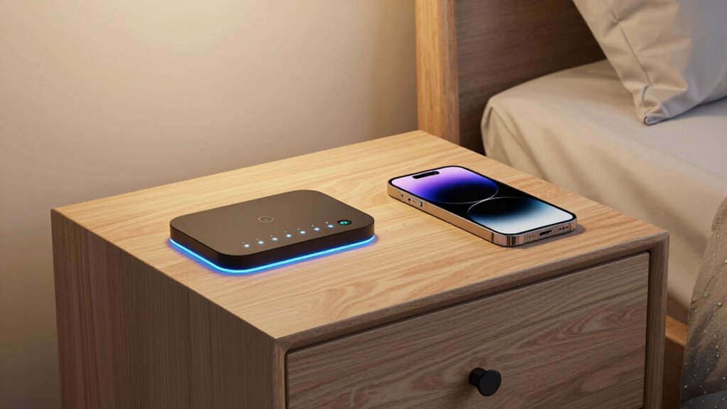 safe stylish charging nightstand