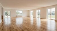 seamless flooring creates spaciousness