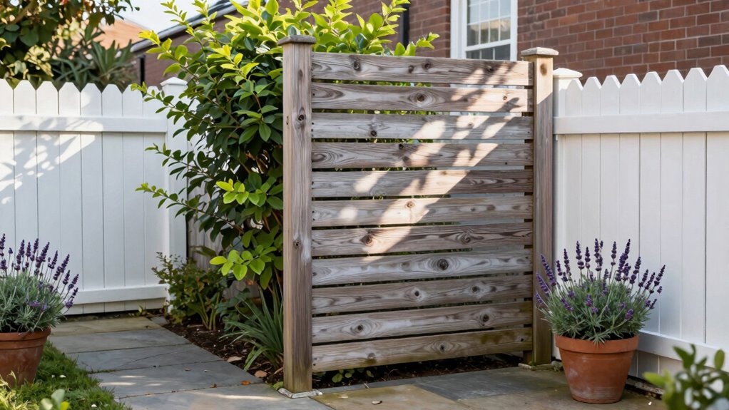 seamless small yard privacy