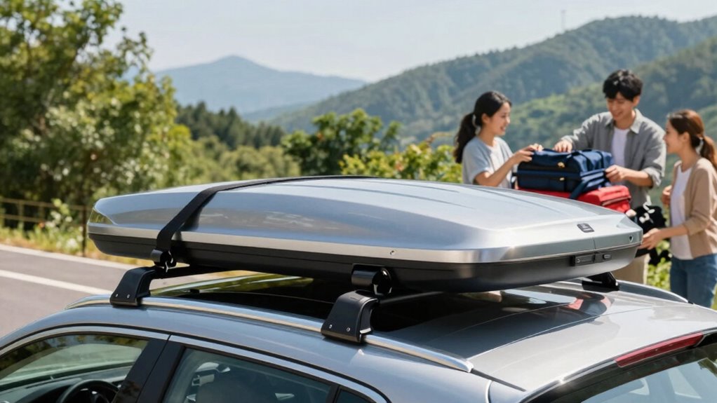 secure aerodynamic roof storage