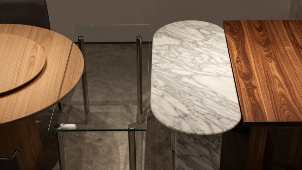 select the proper table shape