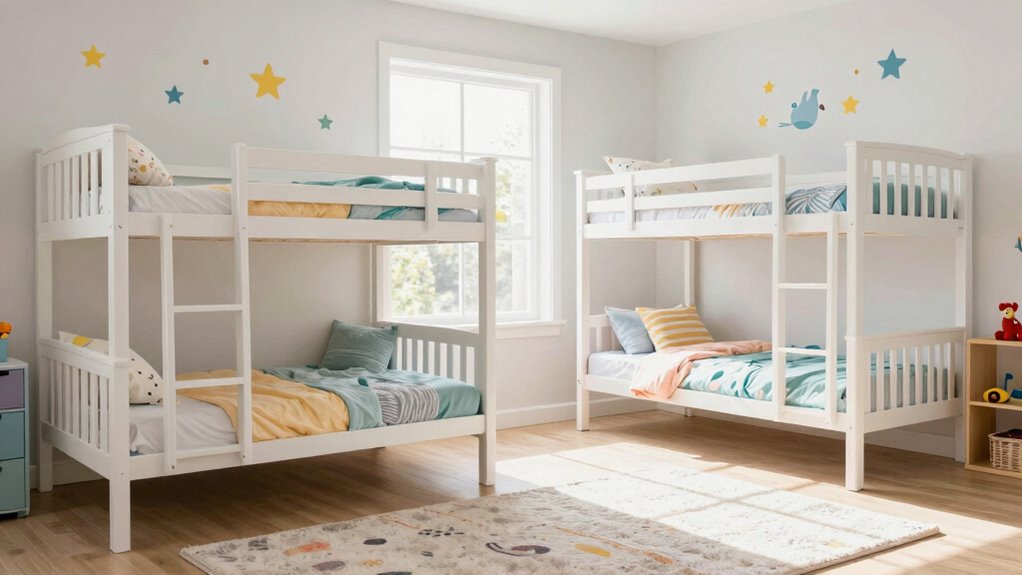 smooth transition to bunk beds
