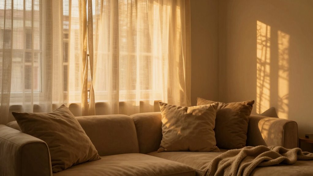soft warm private lighting