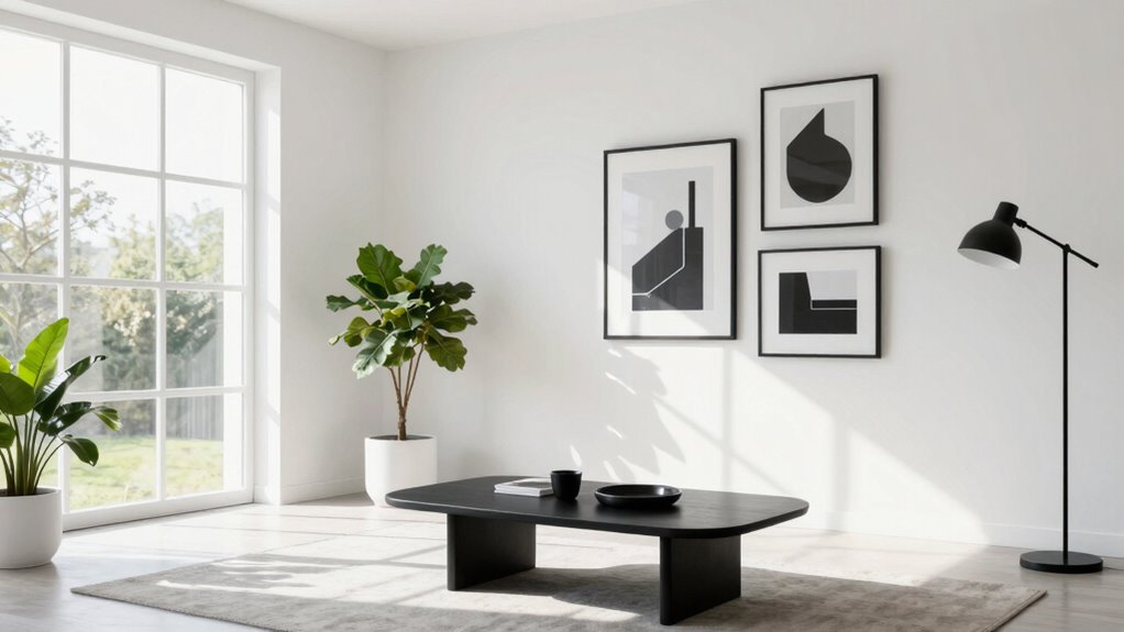 strategic black accent placement