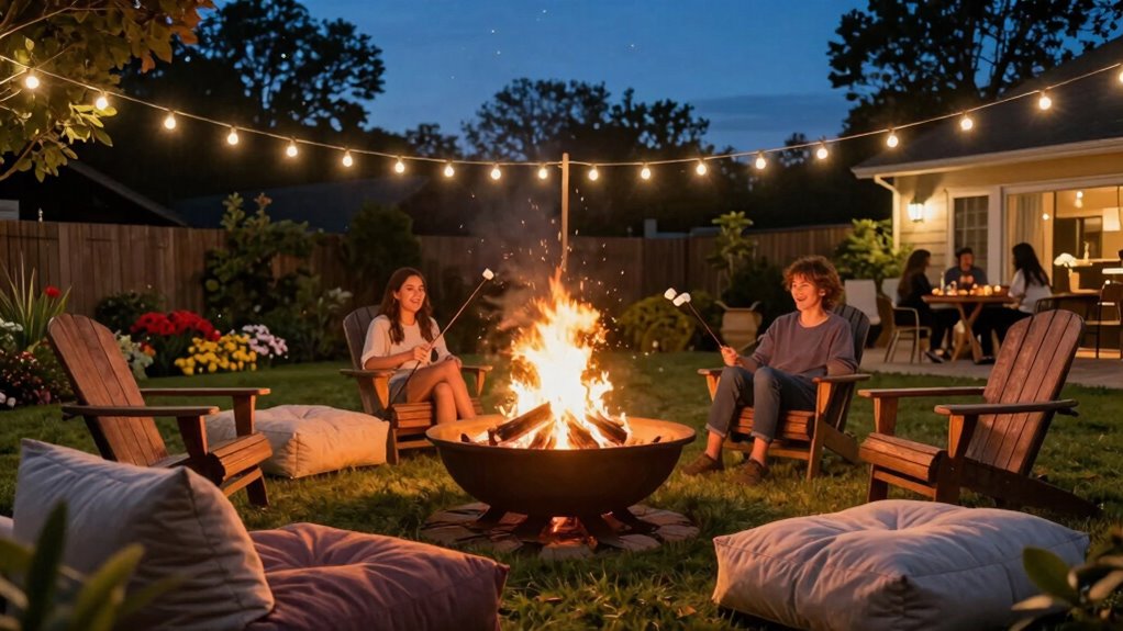 strategic safe outdoor fire placement