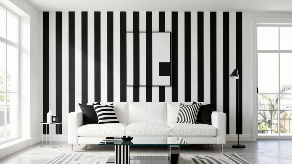 stripes enhance modern interiors