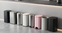 stylish kitchen trash cans