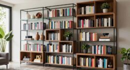 stylish storage bookcases