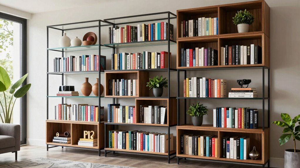 stylish storage bookcases