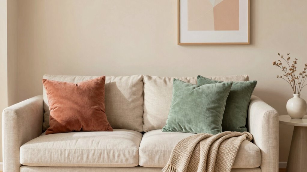 subtle hues create tranquil ambiance