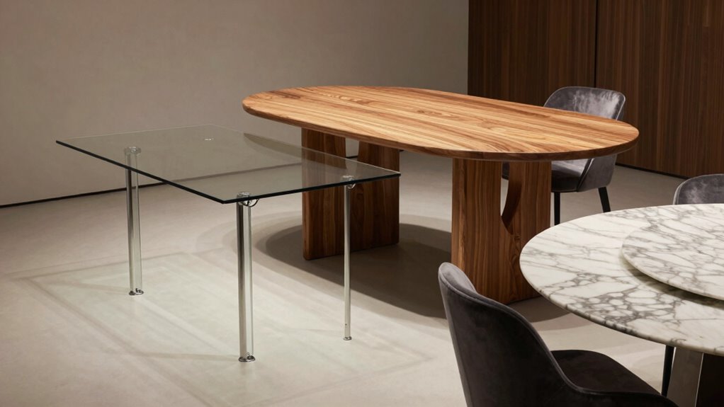 table shape enhances room harmony